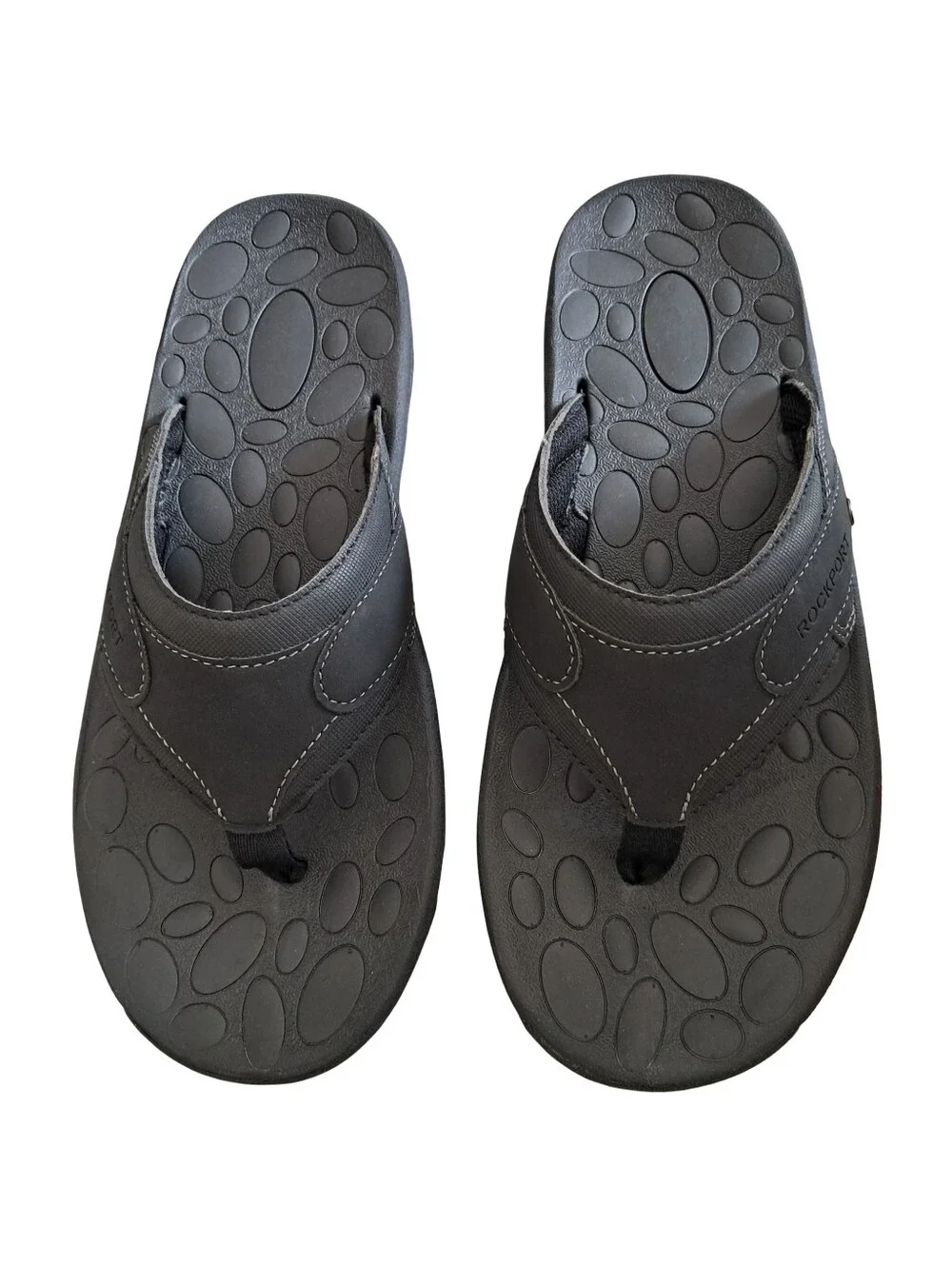 Rockport Men's Sandals Flip Flops Various Sizes Black New